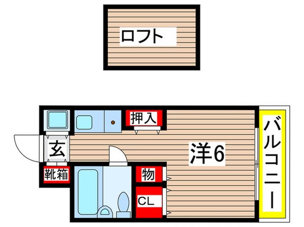 パシフィック南武庫之荘の物件間取画像